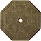 Ekena Millwork Spring Octagonal Medallion (Canopies up to 3"), 29 1/8"OD x 2 1/4"ID x 1 1/8"P, Mississippi Mud CM30SPMMC - alternate 1